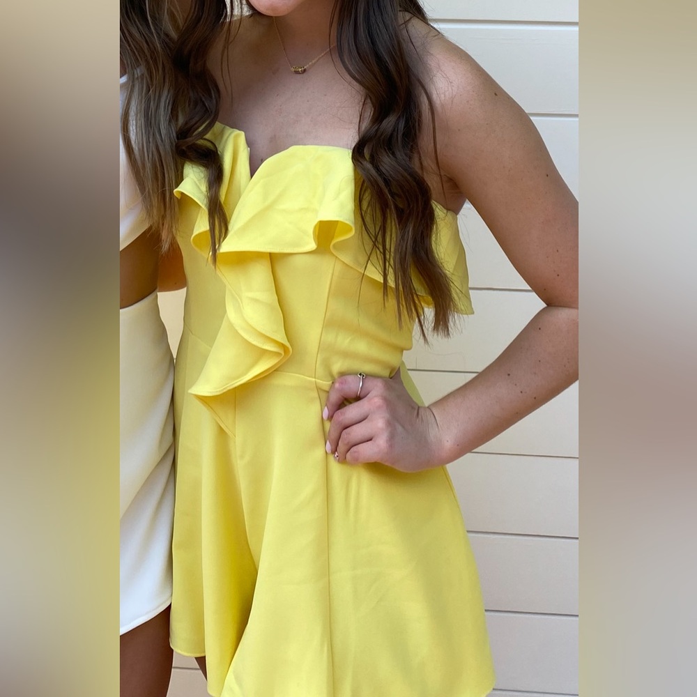 These Three Boutique Yellow Romper